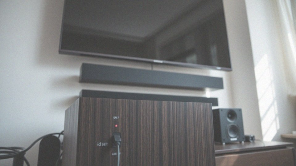 Jak ręcznie sparować soundbar z subwooferem?