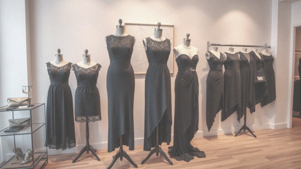 Jakie są trendy w stylizacjach z czarną sukienką na wesele?