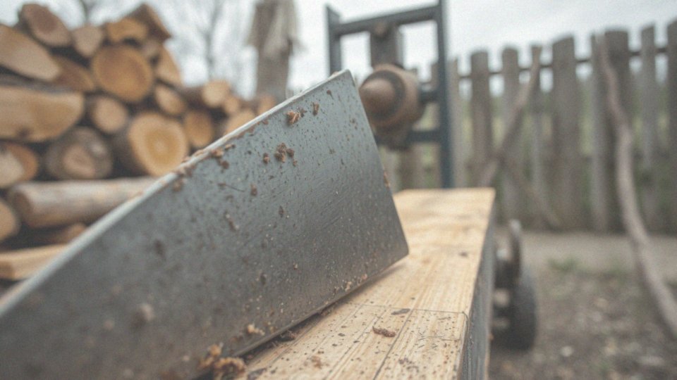 Jakie są funkcje klina w łuparce hydraulicznej?